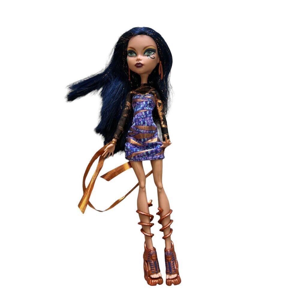 Monster High Cleo de Nile Boo York Doll w/Original Outfit & Shoes 2008. EUC